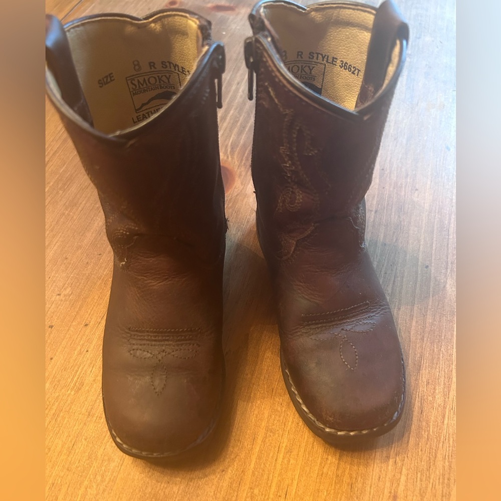 Smokey Mountain Toddler Boots Size 8